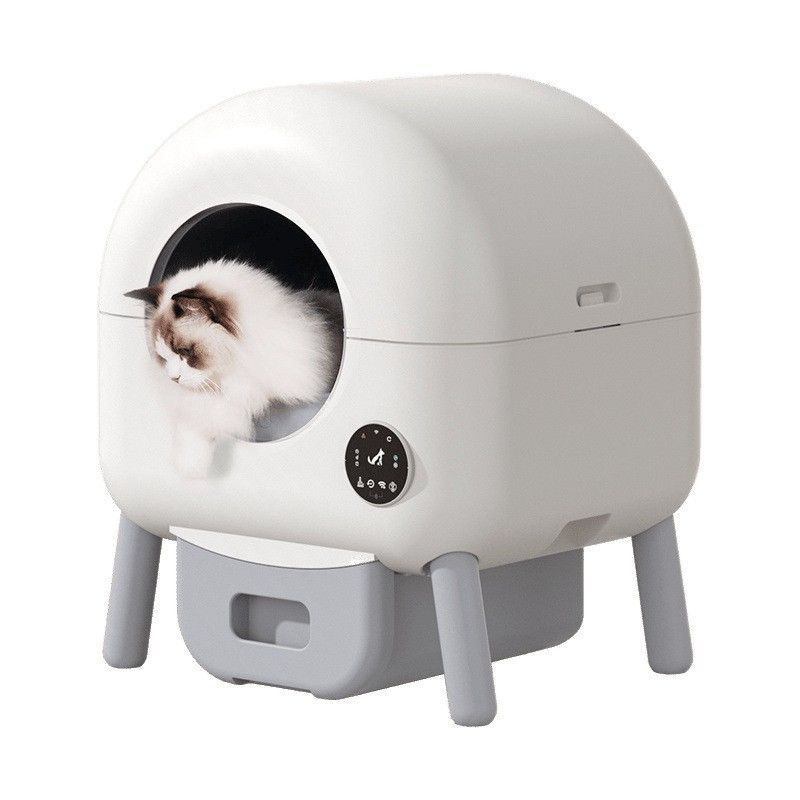 Large Capacity Automatic Pet Litter Boxes Multi Cat Self Cleaning Litter Box