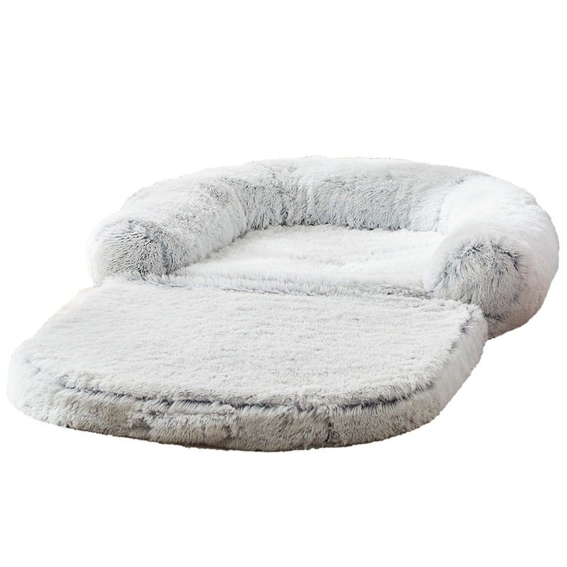 Voice Prompt Heated Smart Cat Sleep Bed TPU Liner Hypoallergenic Fabric Cat Bed