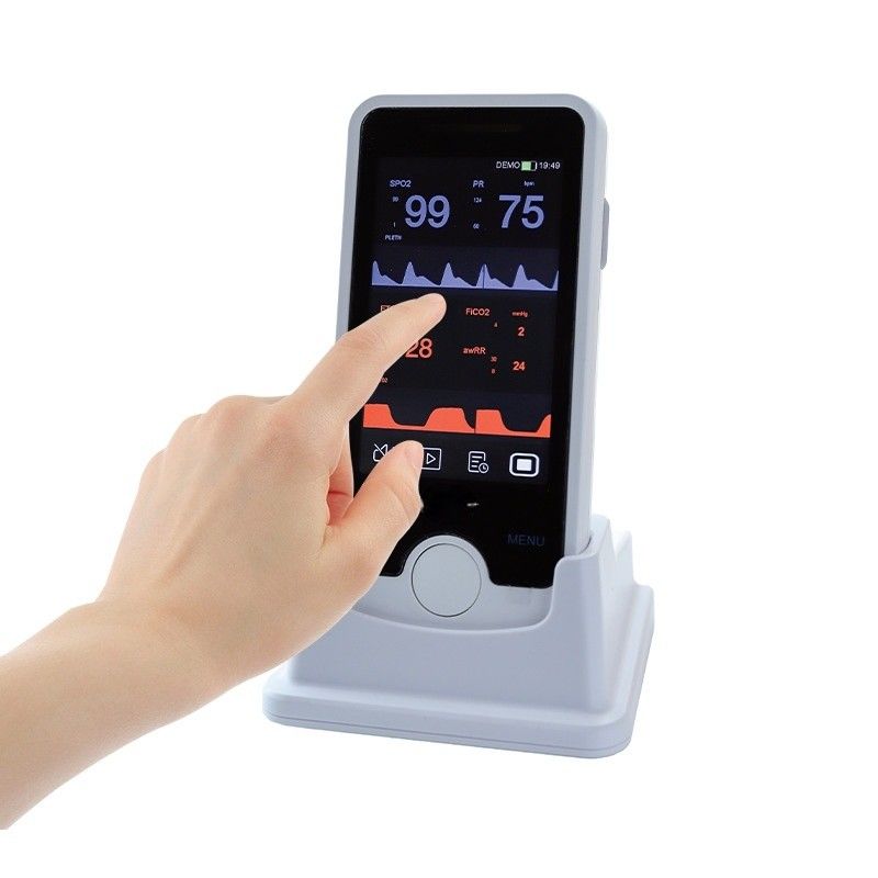 Touch Screen Pet Health Monitoring Devices Veterinary Grade Pulse Oximeter 24/7 Monitoring