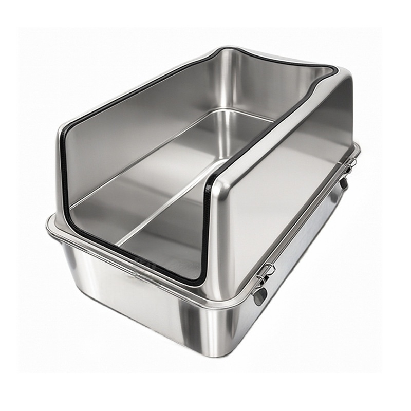 Waterproof UV Sanitization Smart Litter Box Waste Receptacle