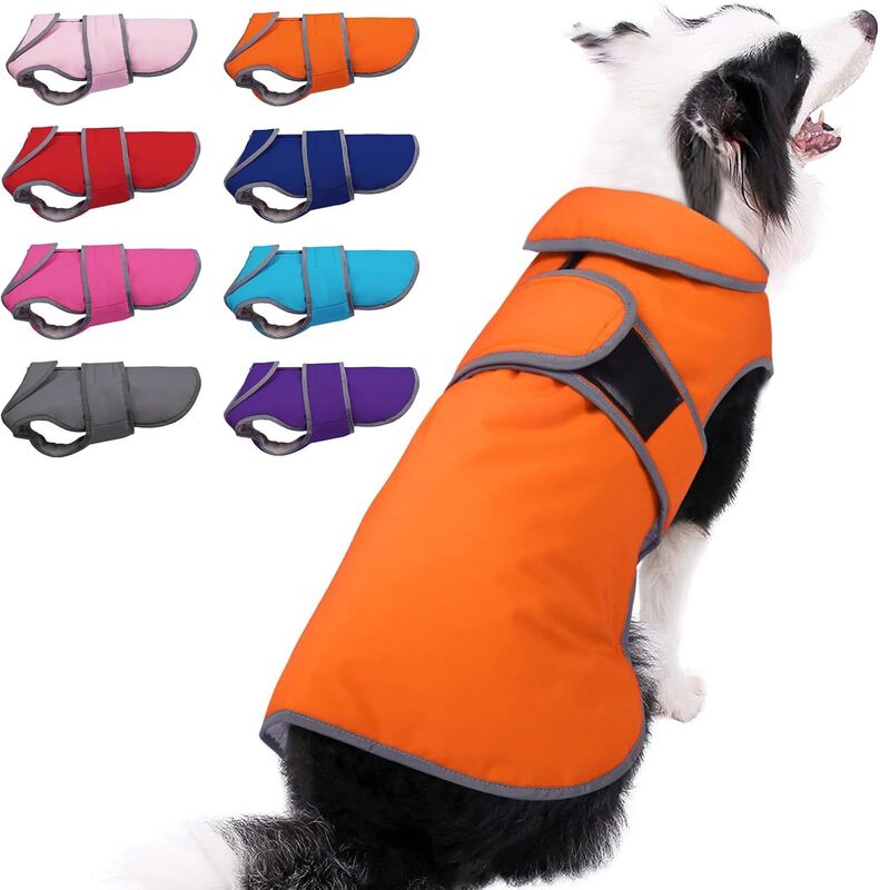 Dog Clothes Customizable Pet-Friendly Certification Winter Jacket Holographic