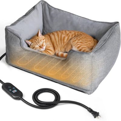 Chew Proof Pressure Activated Pet Smart Beds UL Certified Adjustable Temperature