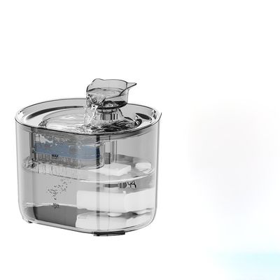 Gravity Flow Design Electric Pet Water Fountain With Smart Sensor UV Sterilization