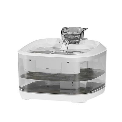 Electric Auto Water Feeder For Cats Dogs , Custom Flow Rate Pet Gravity Waterer