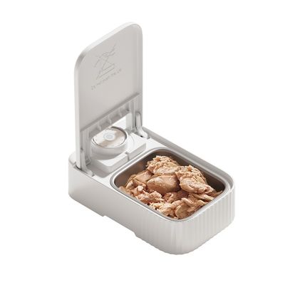 Silver 3 Filters ​Food Freshness Sensor Wireless Pet Feeder With Timer And Ice Pack