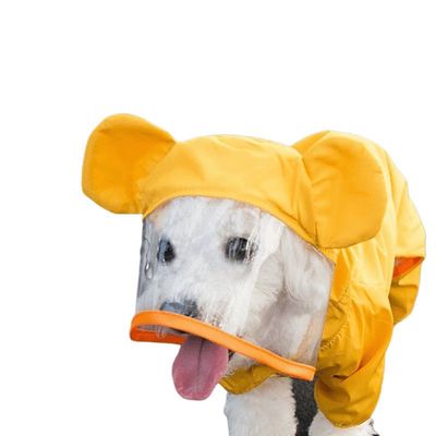 Quick Drying Pet Clothing Water Repellent Stormproof Dog Wear Raincoat Tear Resistant