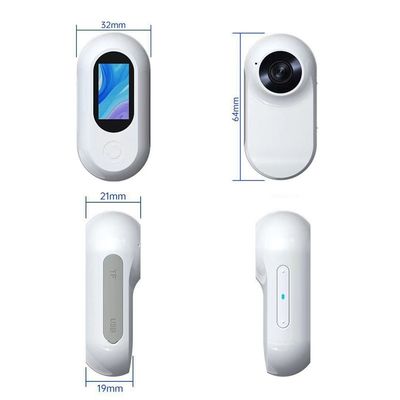 Metal Battery Powered Pet Camera Collar IP67 HD Wireless Large Capacity