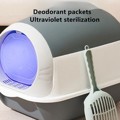 Waste Receptacle Smart Pet Litter Boxes Waterproof Senior Friendly Odor Control