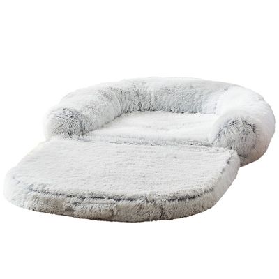 Voice Prompt Heated Smart Cat Sleep Bed TPU Liner Hypoallergenic Fabric Cat Bed