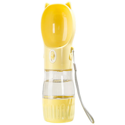 Multi Colored Plastic Outdoor Walking Portable Dog Drinking Cup Pet Kettle