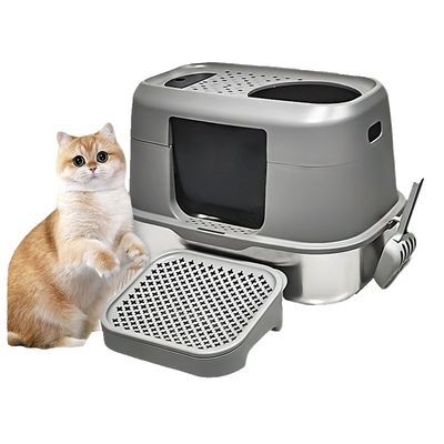 Waterproof Pet Hair Resistance Smart Litter Box Automatic Cleaning